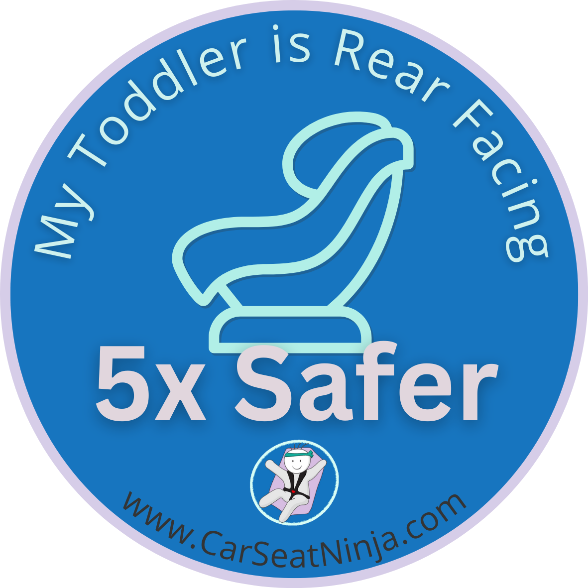 Rear Facing Car Sticker