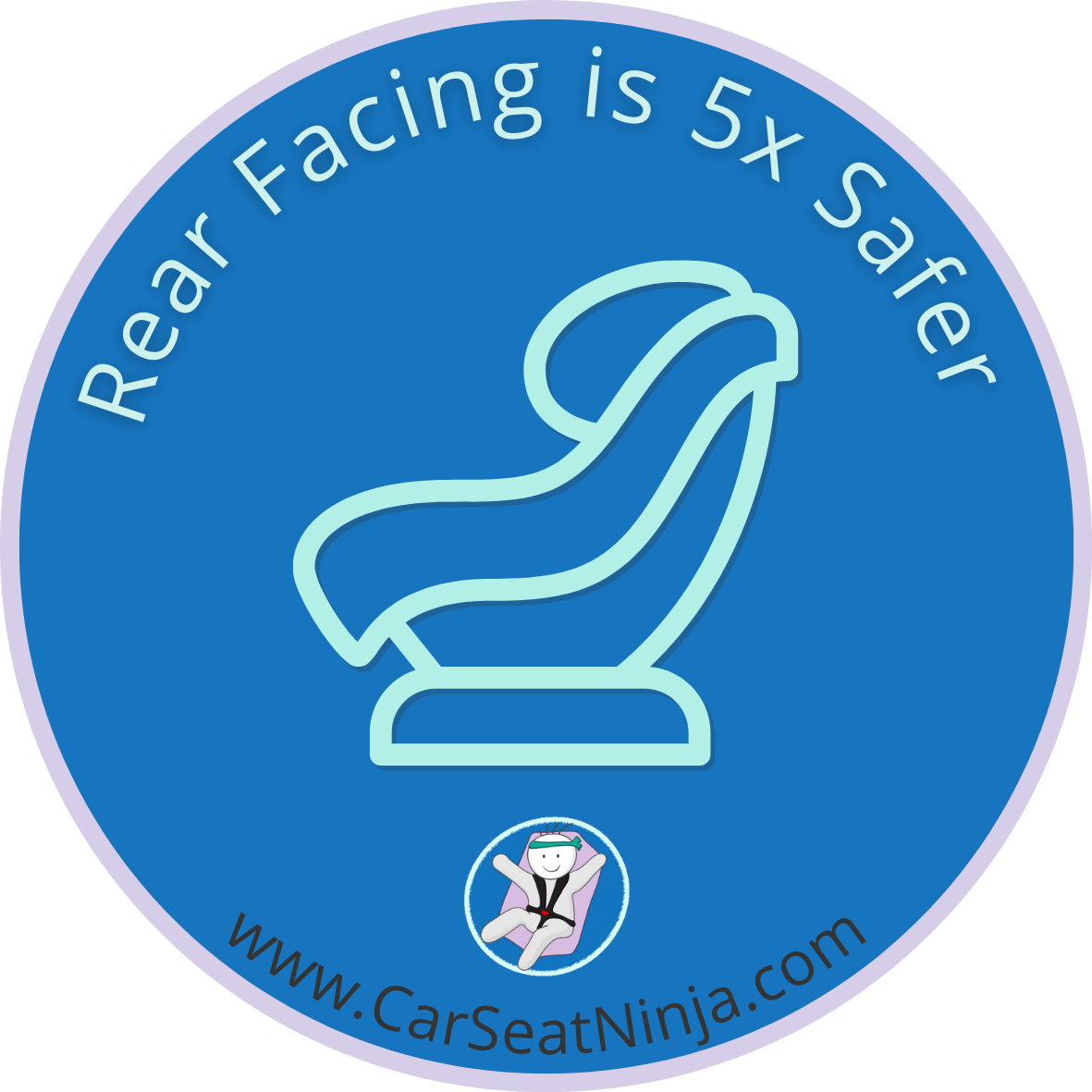 Rear Facing Car Sticker