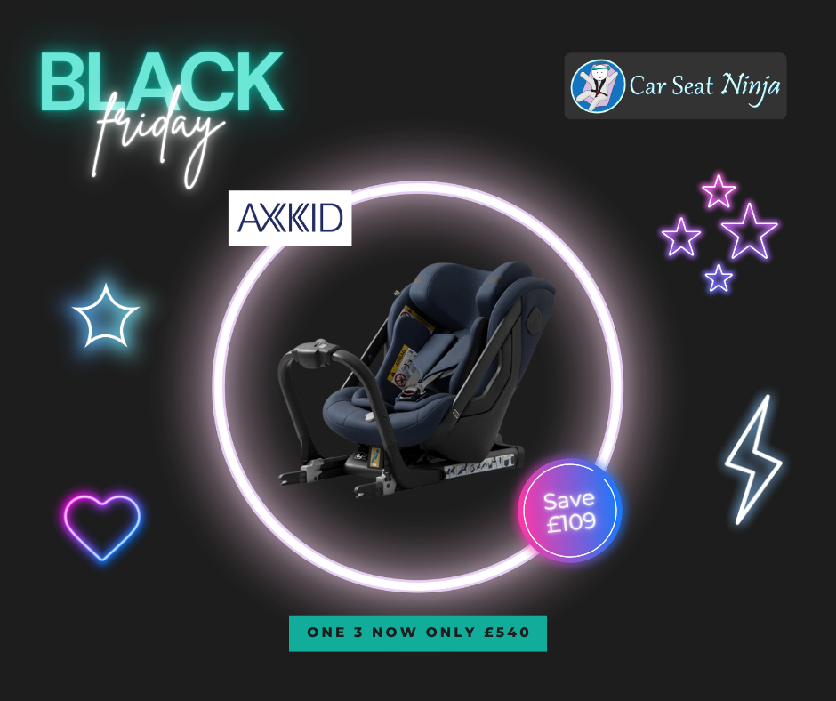 Axkid One 3 Black Friday Deal: The Only ISOFIX Seat Rear-Facing to 7 Years, Now £540