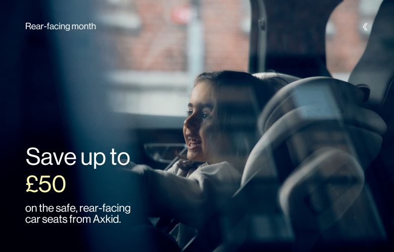 Rear-Facing Month Continues – Big Savings on Axkid Rear-Facing Seats!
