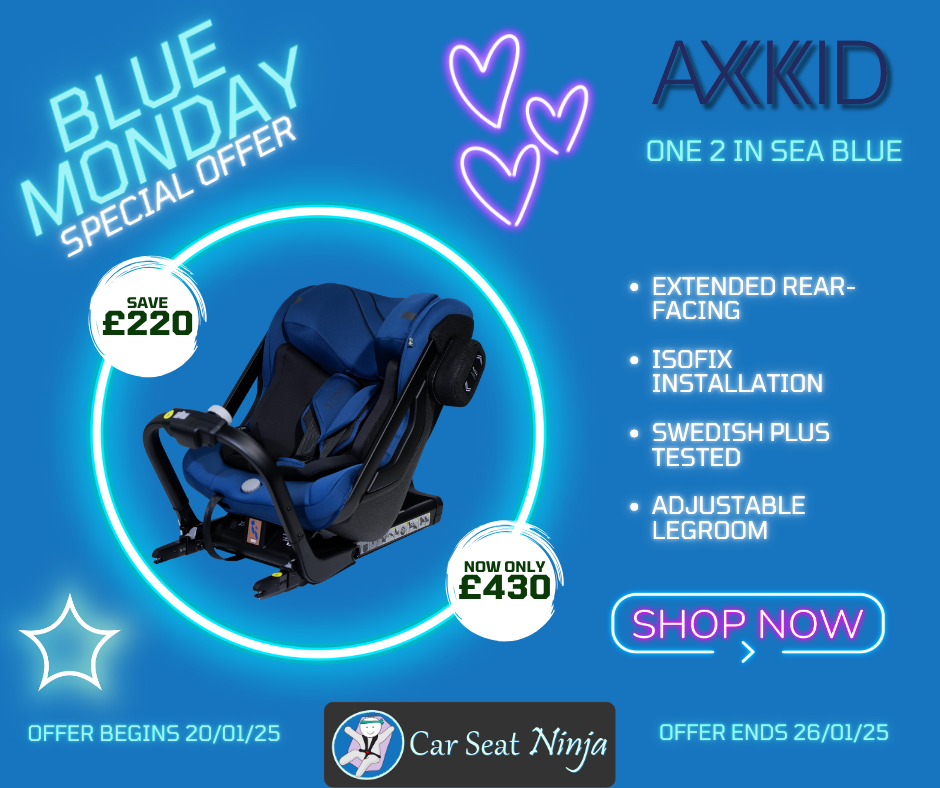 Blue Monday Sale - Axkid One 2 in Sea Blue