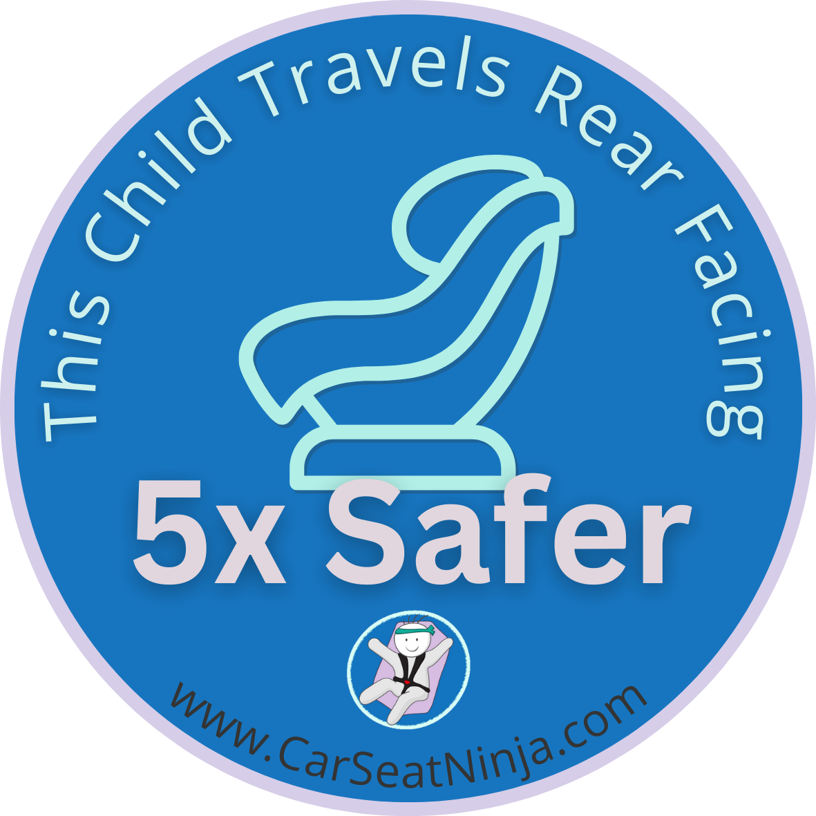 Rear Facing Car Sticker