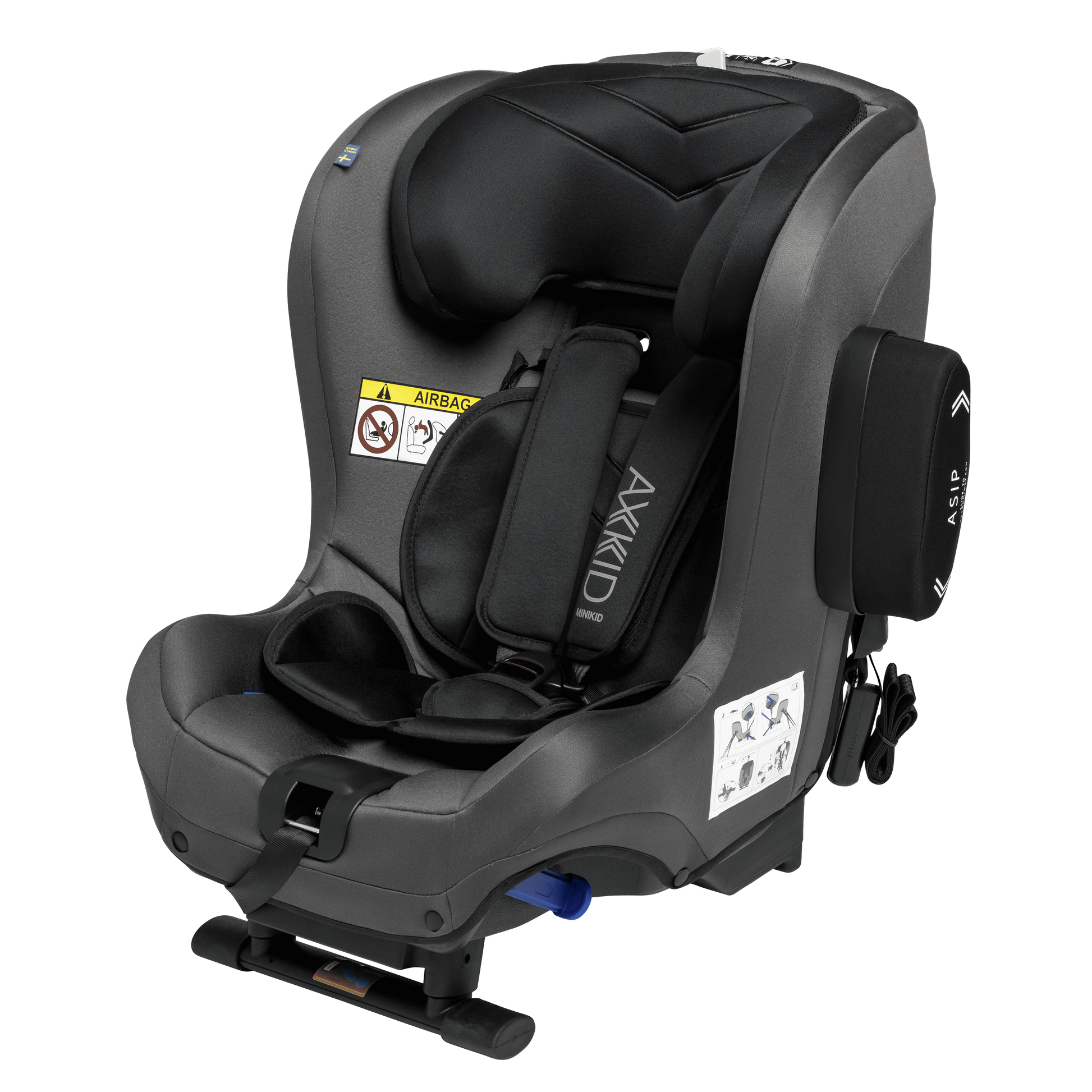 Minikid 2 2022 Granite Carseat Carseats Car Seat Front Angled View
