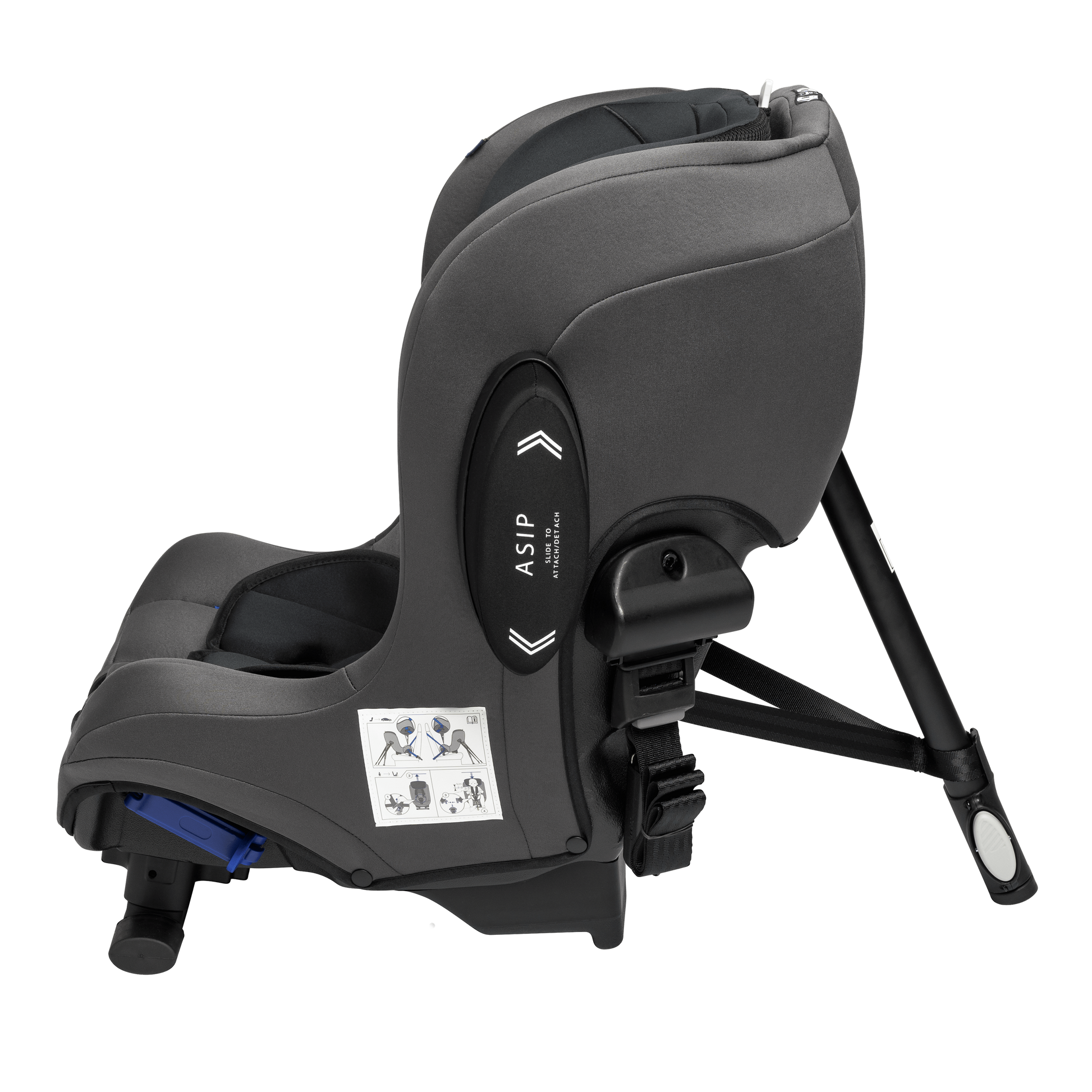 Minikid 2 2022 Granite Carseat Carseats Car Seat Side View